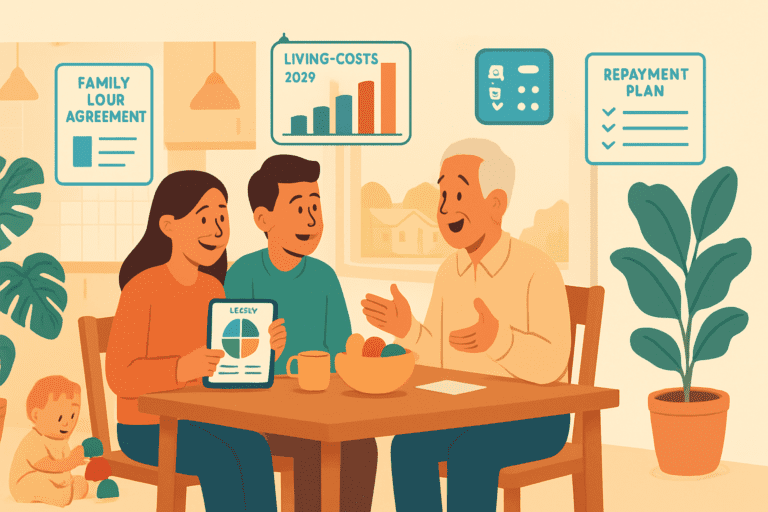cost of living family loan
