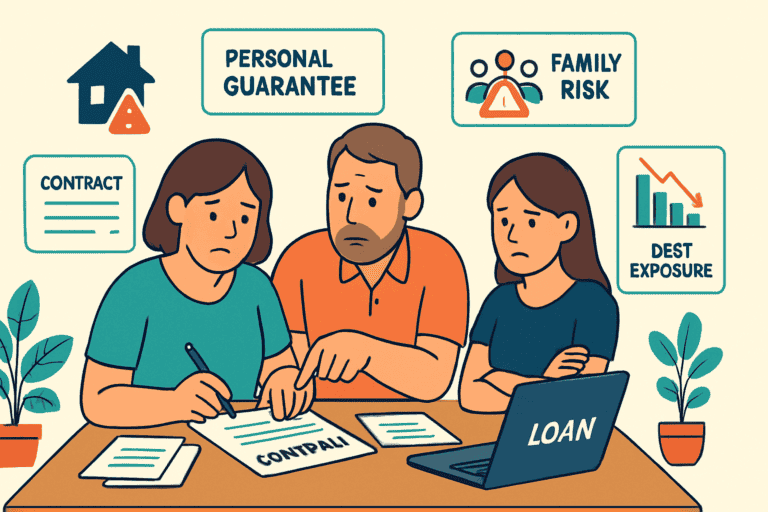 family personal guarantee risks