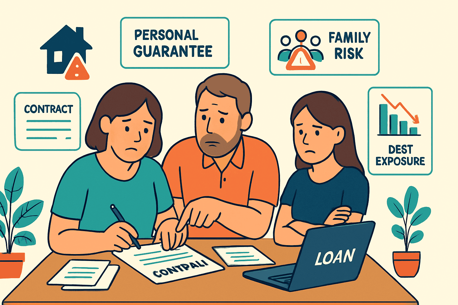family personal guarantee risks