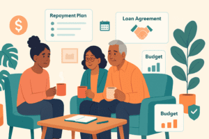 how to ask family for emergency financial help safely